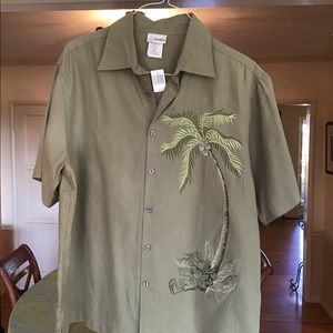 Men’s Disneyland Short Sleeve Button Down